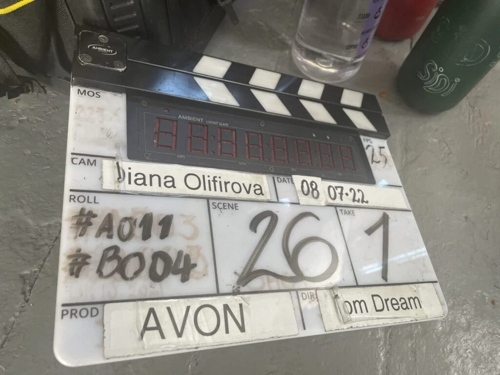 Behind the scenes on a Ridley Scott production. Beauty Your Way Avon Laura Rocks Shaw